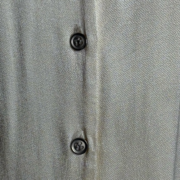 Vintage 1980s Cream Silk Bow Blouse - Picture 8 of 12